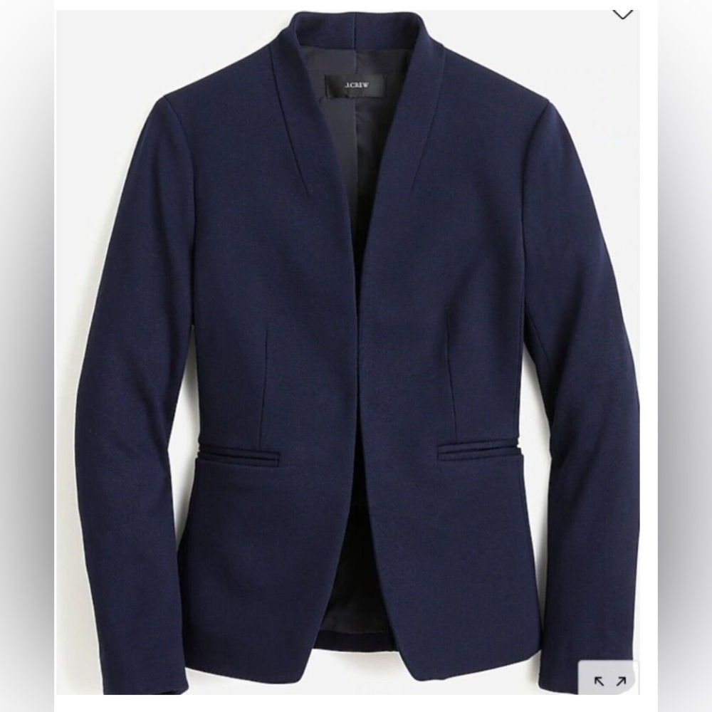 J. Crew Going Out Blazer Navy Blue Size 2